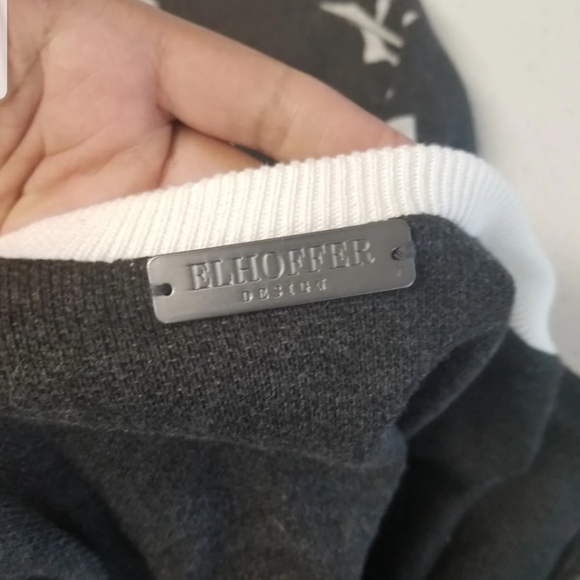 Elhoffer Design Open Bell Sleeve Cropped Cardigan M - Picture 5 of 12